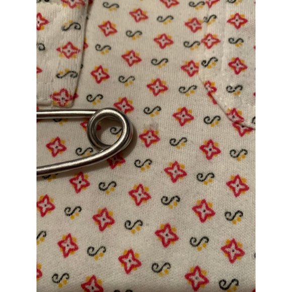 Vintage 70s Polo Shirt Women's Extra Large Sears S Logo Print Top - Picture 10 of 10